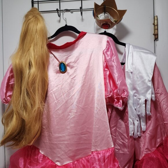Worn Once Disguise Brand Nintendo Princess Peach Costume Size XXL (22-24) - Picture 2 of 3